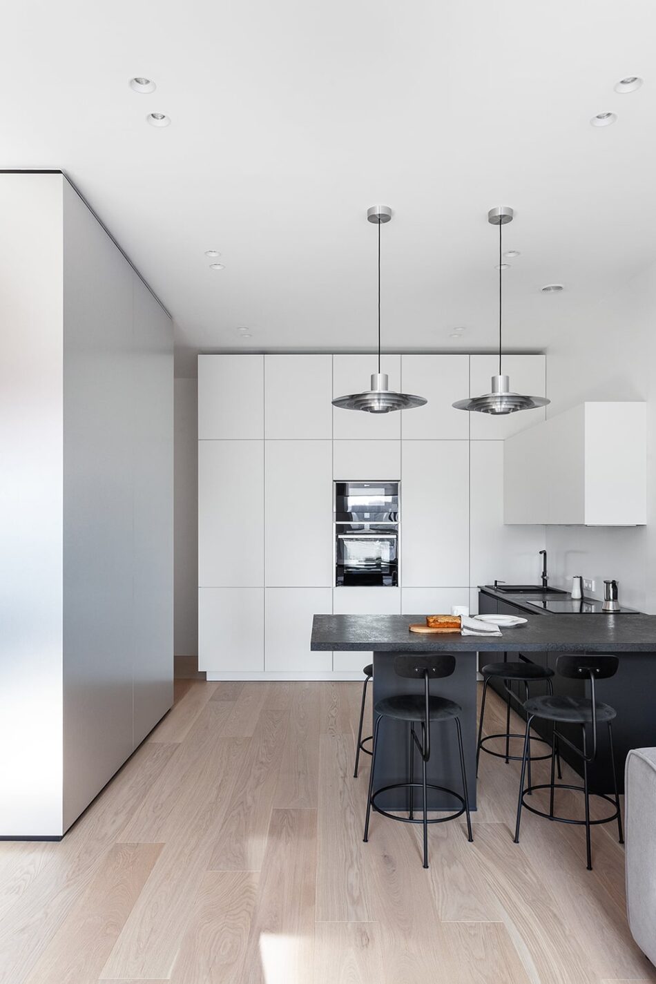 Kitchen drone footage