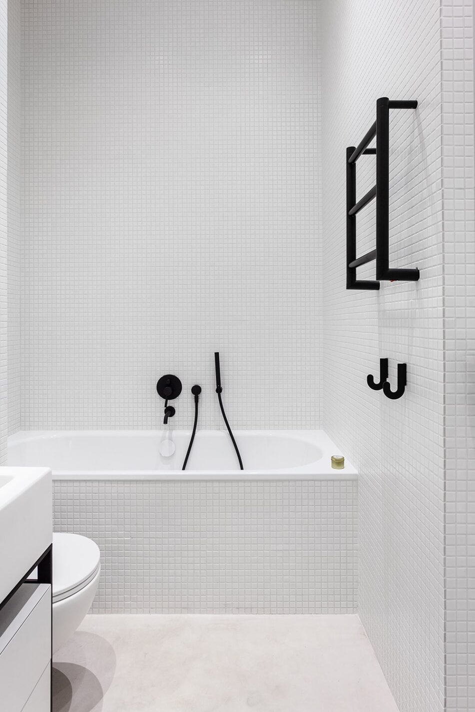 Drone footage of bathroom